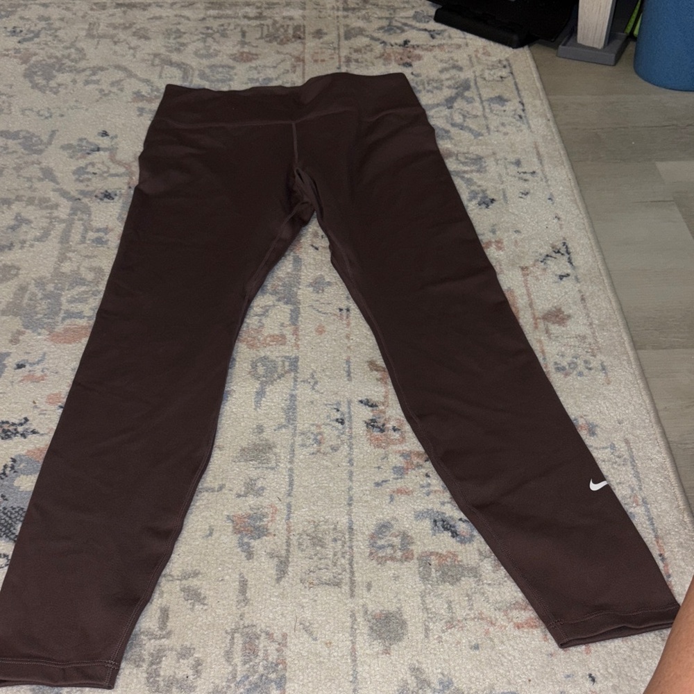 Nike One full length  Chocolate Brown Leggings